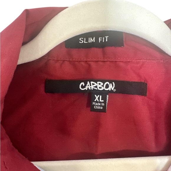 Carbon Men's Button Up Shirt XL USA‎ NYC Libery America 4th July Patriotic - Picture 5 of 6